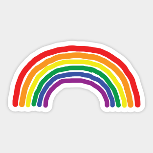 Rainbow Color like Pride Flag Sticker